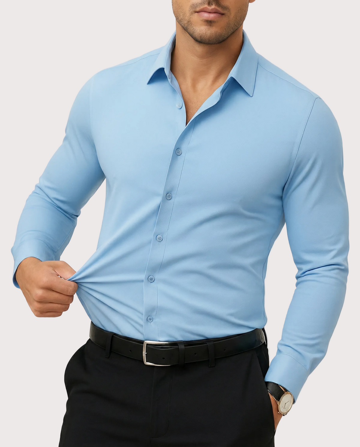 Saint Tropez Stretch-Hemd 9