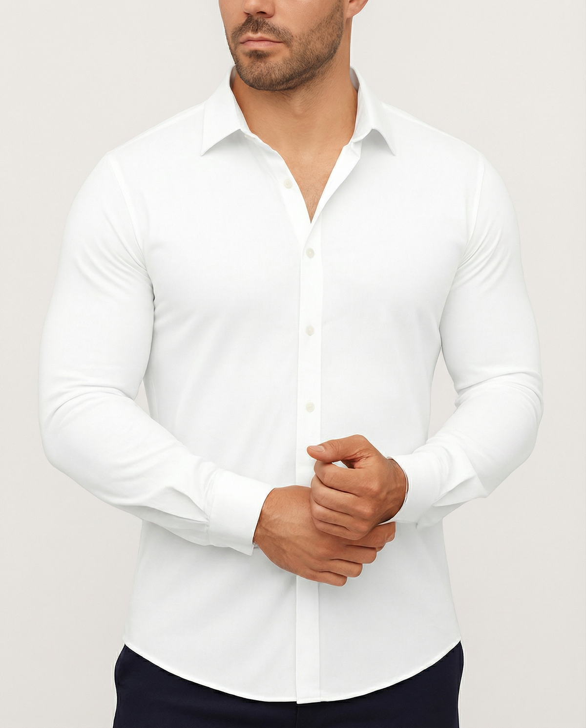 Saint Tropez Stretch-Hemd 1