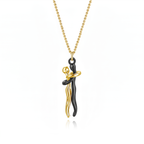 Hugging Figures Pendant Necklace — Embrace