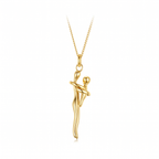 Hugging Figures Pendant Necklace — Embrace