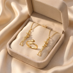 Two Embrace Necklaces and Hug Ring Set