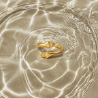 Adjustable Hug Hands Ring, Steel — Embrace