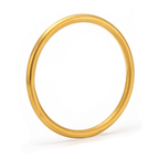 Smooth Rounded Bangle — Aurora Classic