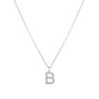 Initial Letter Pendant Necklace, A–Z, 45 cm