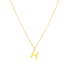 Initial Letter Pendant Necklace, A–Z, 45 cm