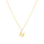 Initial Letter Pendant Necklace, A–Z, 45 cm