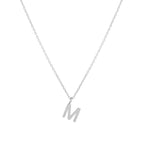 Initial Letter Pendant Necklace, A–Z, 45 cm