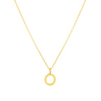 Initial Letter Pendant Necklace, A–Z, 45 cm