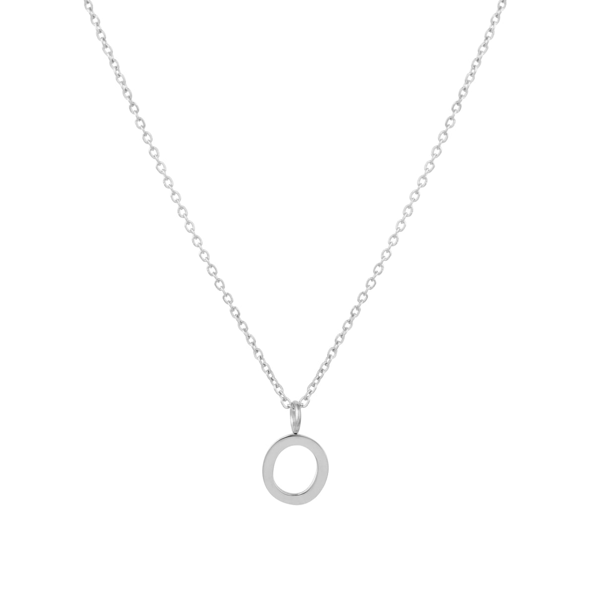Initial Letter Pendant Necklace, A–Z, 45 cm