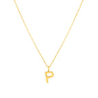 Initial Letter Pendant Necklace, A–Z, 45 cm