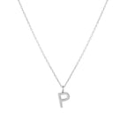 Initial Letter Pendant Necklace, A–Z, 45 cm