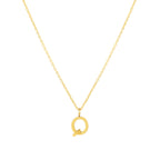 Initial Letter Pendant Necklace, A–Z, 45 cm