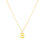 Initial Letter Pendant Necklace, A–Z, 45 cm