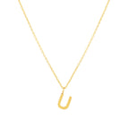 Initial Letter Pendant Necklace, A–Z, 45 cm