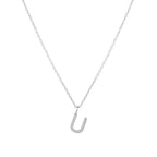 Initial Letter Pendant Necklace, A–Z, 45 cm