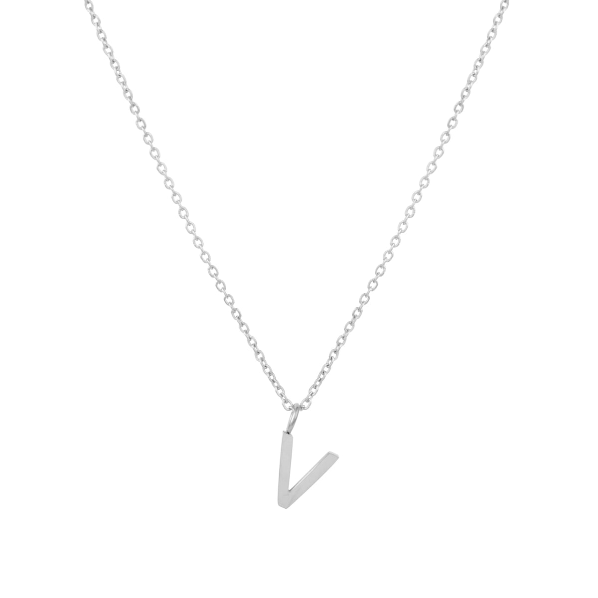 Initial Letter Pendant Necklace, A–Z, 45 cm