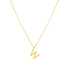 Initial Letter Pendant Necklace, A–Z, 45 cm