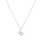 Initial Letter Pendant Necklace, A–Z, 45 cm