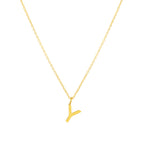 Initial Letter Pendant Necklace, A–Z, 45 cm