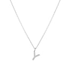 Initial Letter Pendant Necklace, A–Z, 45 cm