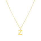 Initial Letter Pendant Necklace, A–Z, 45 cm