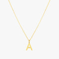 Initial Letter Pendant Necklace, A–Z, 45 cm