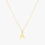 Initial Letter Pendant Necklace, A–Z, 45 cm
