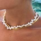Irregular Freshwater Pearl Choker, 36–41 cm — Sunseeker