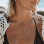 Paperclip and Snake Layered Necklace — Melrose