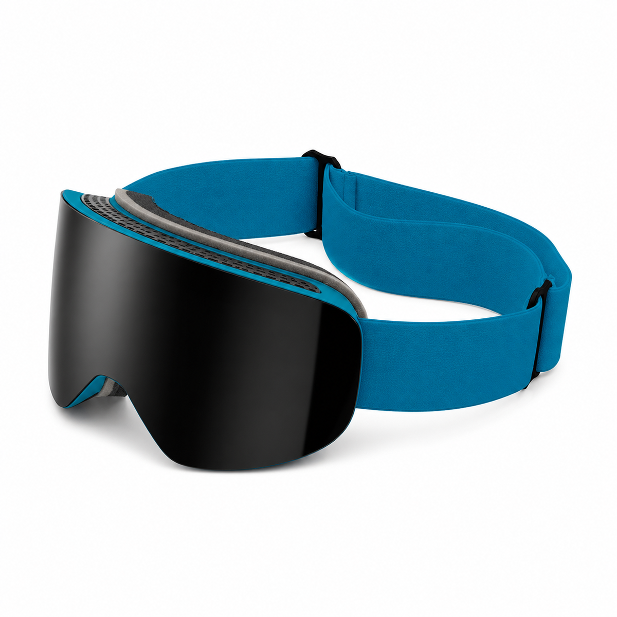 ARTIKA Cyan Mirrored UV400 Anti-Fog Ski Goggles 1