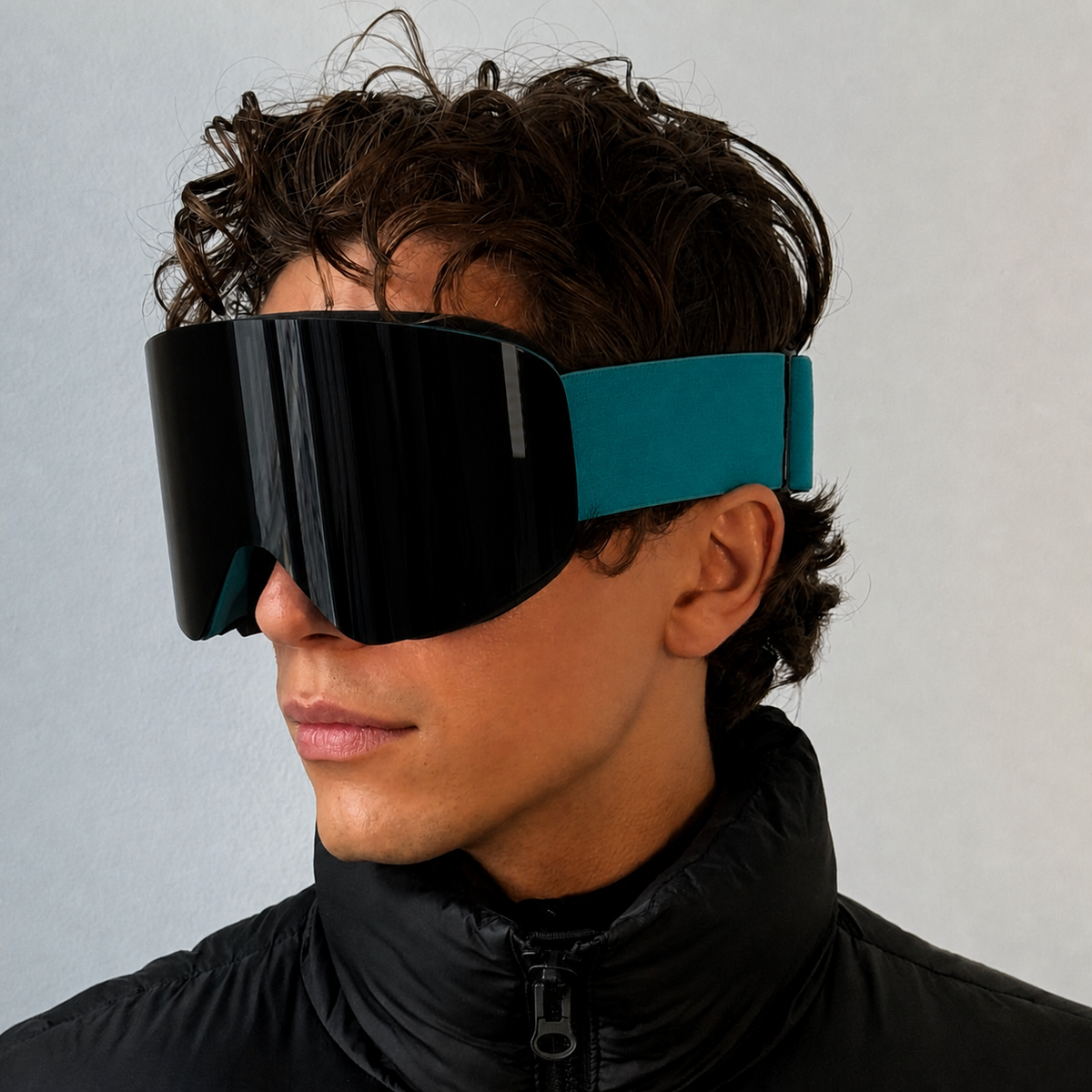 ARTIKA Cyan Mirrored UV400 Anti-Fog Ski Goggles 5