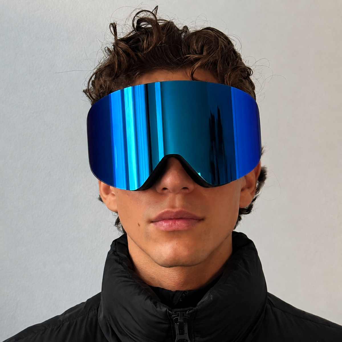ARTIKA Marine Blue Mirrored UV400 Anti-Fog Ski Goggles 6