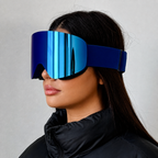 ARTIKA Marine Blue Mirrored UV400 Anti-Fog Ski Goggles 7