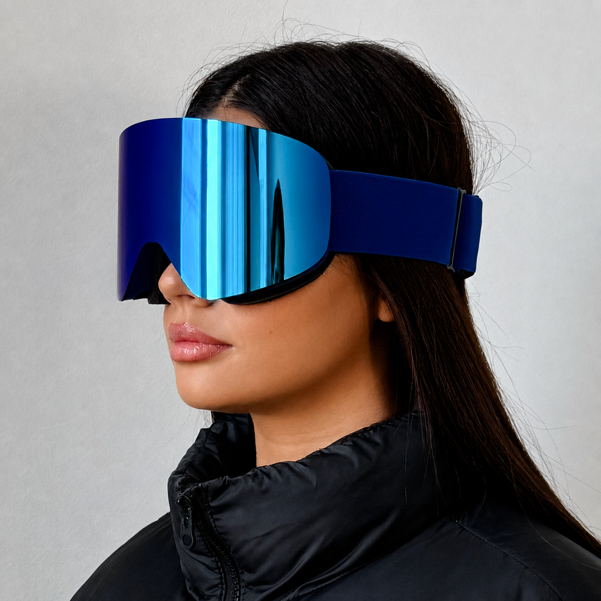 ARTIKA Marine Blue Mirrored UV400 Anti-Fog Ski Goggles 7
