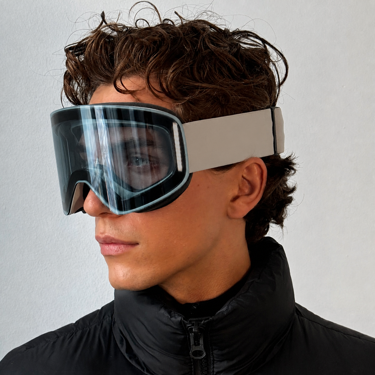 ARTIKA Silver Mirrored UV400 Anti-Fog Ski Goggles 5