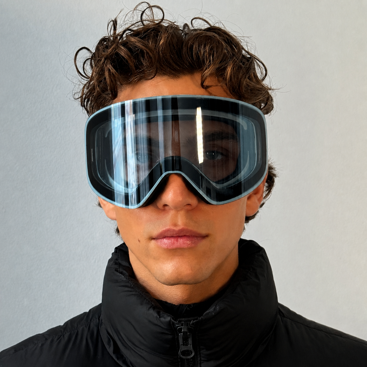 ARTIKA Silver Mirrored UV400 Anti-Fog Ski Goggles 6
