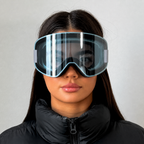 ARTIKA Silver Mirrored UV400 Anti-Fog Ski Goggles 8