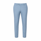 Men's Light Blue Slim-Fit Blazer & Trouser Summer Suit Set 4