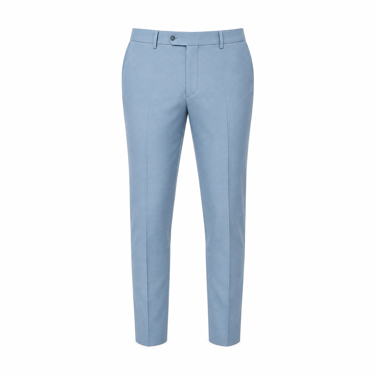 Men's Light Blue Slim-Fit Blazer & Trouser Summer Suit Set 4