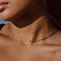 Paperclip Chain Choker, 3 mm × 39 cm — Cozumel