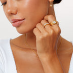 White Zircon Eternity Ring, 6.4 mm — Formentera