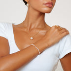 Pink Freshwater Pearl Bracelet — Perla Rosa