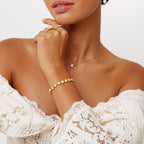 White Zircon Teardrop Tennis Bracelet — Sun Spark