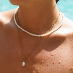 Mini Freshwater Pearl Choker, 36–42 cm