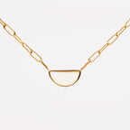 Mother of Pearl Paperclip Choker — Muse