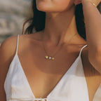 Sun Shell and Freshwater Pearl Necklace