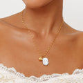 Pearl and Spiral Shell Pendant Necklace — Seashell Cove