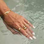 Open Wrap Statement Ring — Double Twist