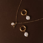 Initial & Pearl Necklace