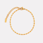 Pebble Link Bracelet, 2 mm, Stainless Steel